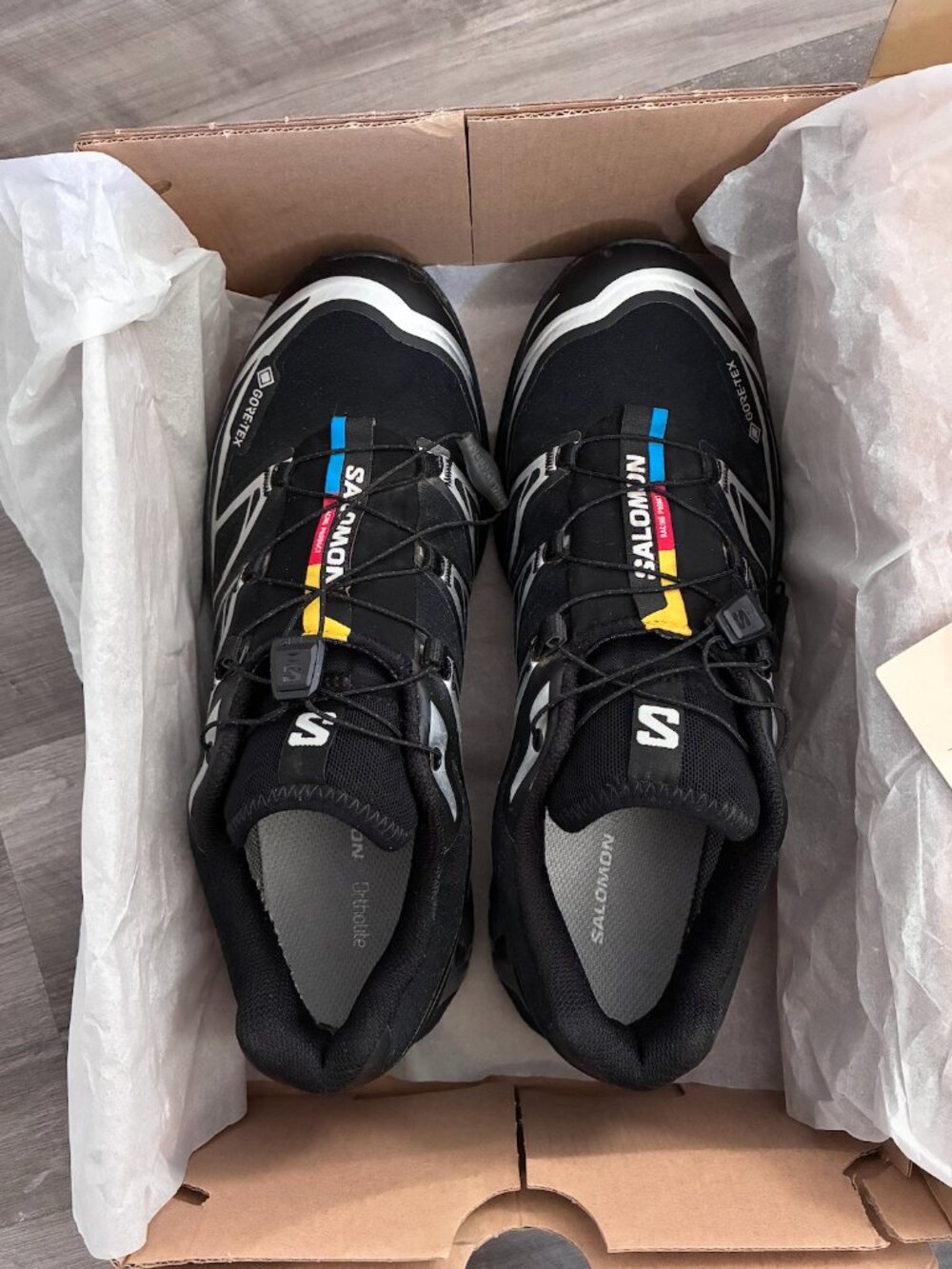 Mens Salomon XT-6 GORE-TEX Black / Black / Ftw Silver - Picture 6 of 9